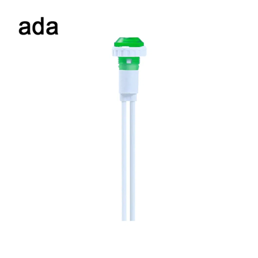 Plastikowe światło wskaźnikowe LED 110V A-19 10 mm Neon Pilot Light 0